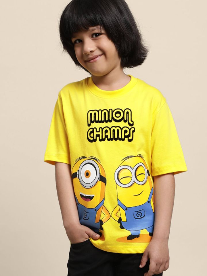 Minion t hot sale shirt myntra
