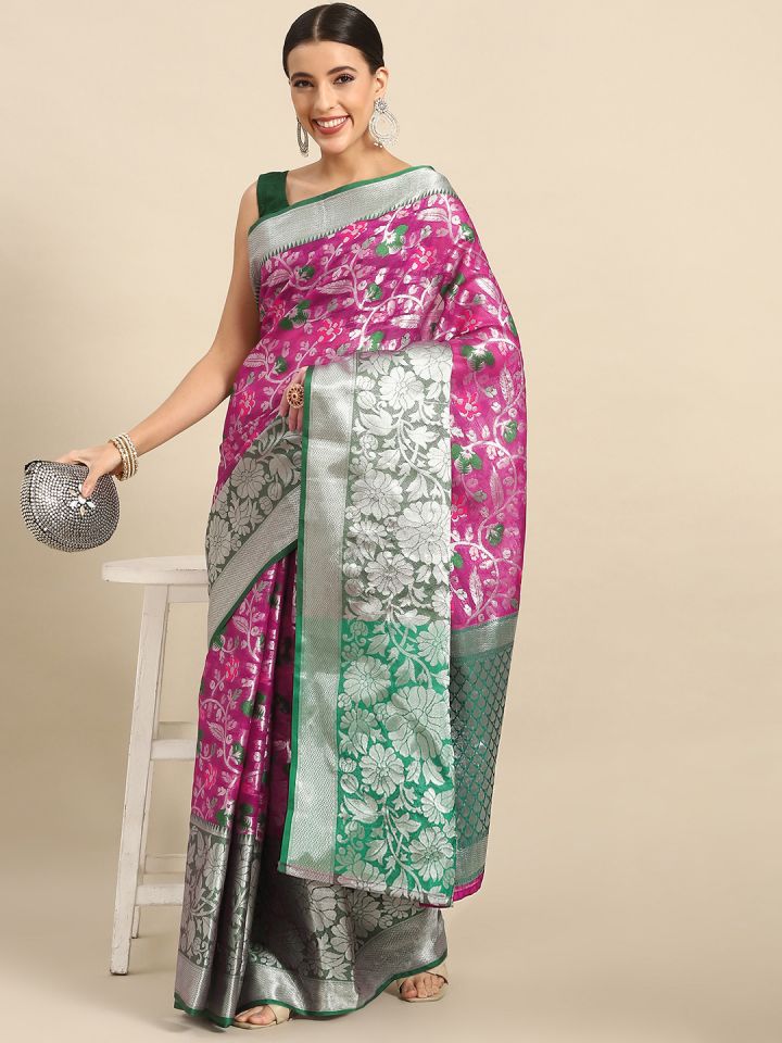 Myntra mysore silk sarees online