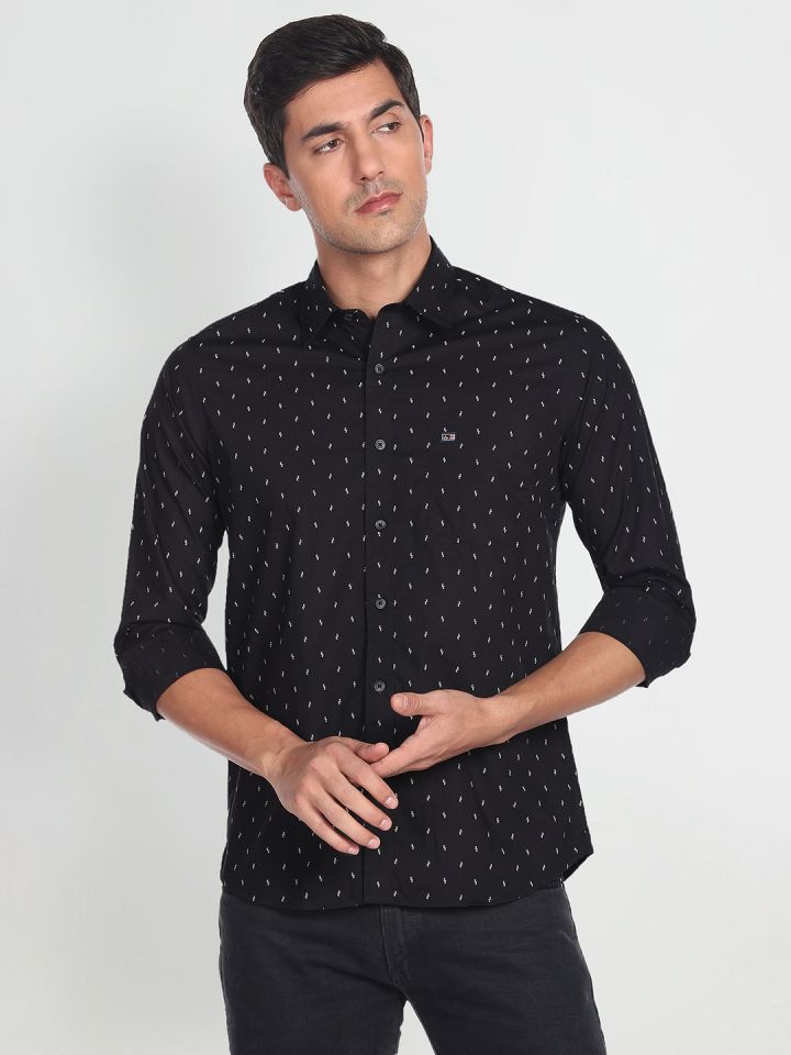 Buy Arrow Sport Men Pure Cotton Original Slim Fit Printed Casual