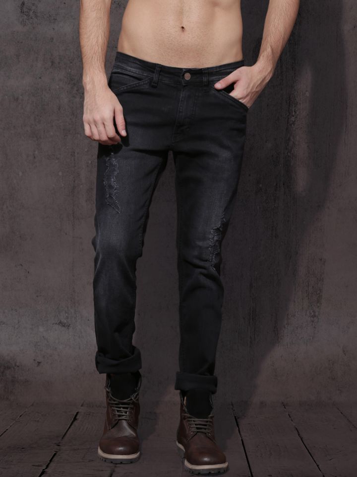 Black stretchable jeans 2025
