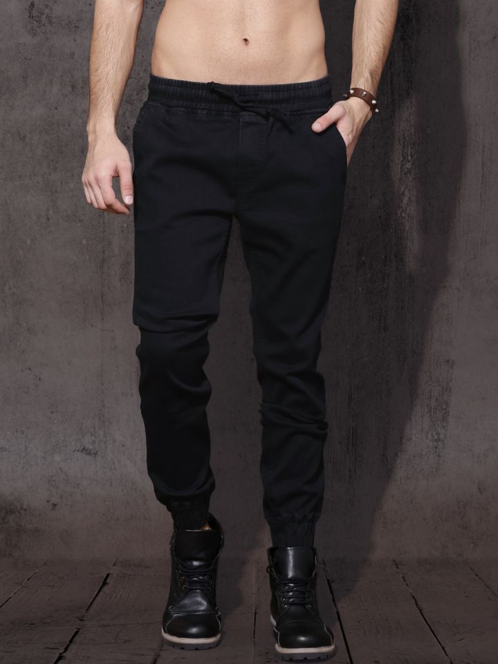 black joggers jeans for mens