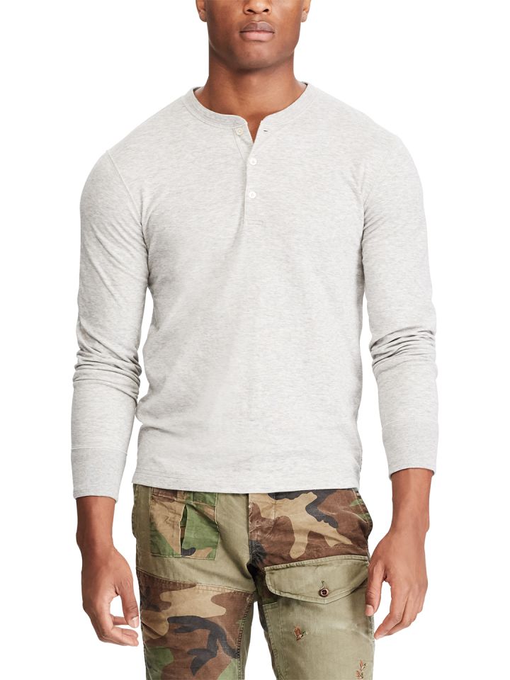 Buy Polo Ralph Lauren Cotton Blend Henley Shirt - Tshirts for Men 2159681 |  Myntra