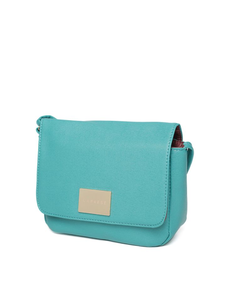 Buy Caprese Blue Solid Sling Bag Handbags for Women 2160413 Myntra