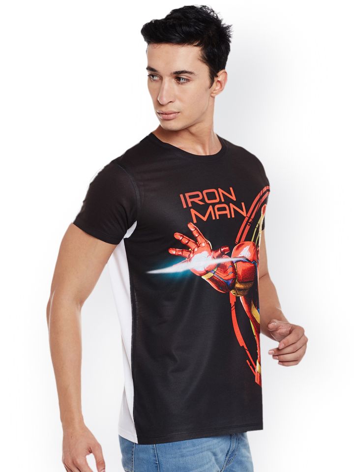 Iron man t shirt myntra hot sale