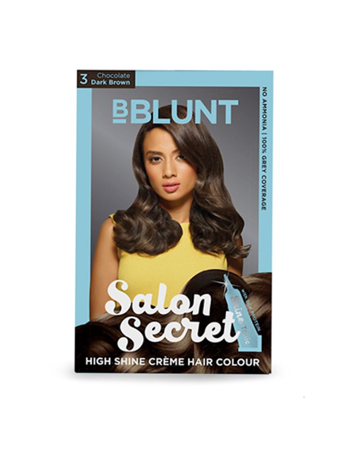 Buy Bblunt Salon Secret Chocolate Dark Brown High Shine Creme Hair Colour 3 100 G Hair Colour For Unisex 2162377 Myntra Blunt clothing™ shop 'till you drop. bblunt salon secret chocolate dark brown high shine creme hair colour 3 100 g