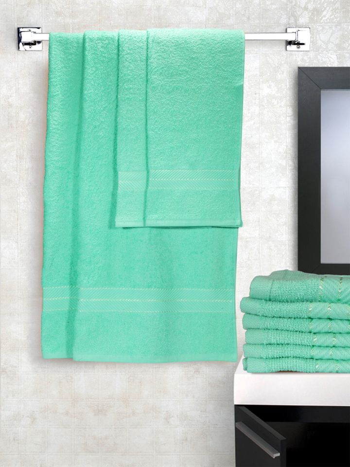 Sea green on sale towels