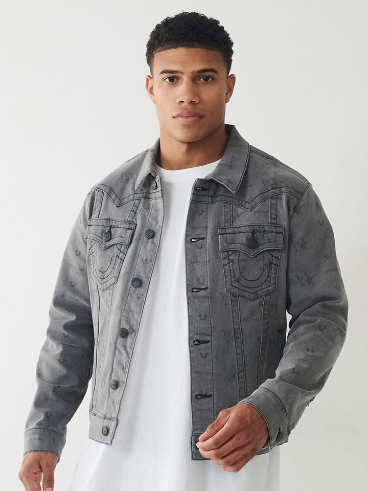True religion mens trucker jacket on sale