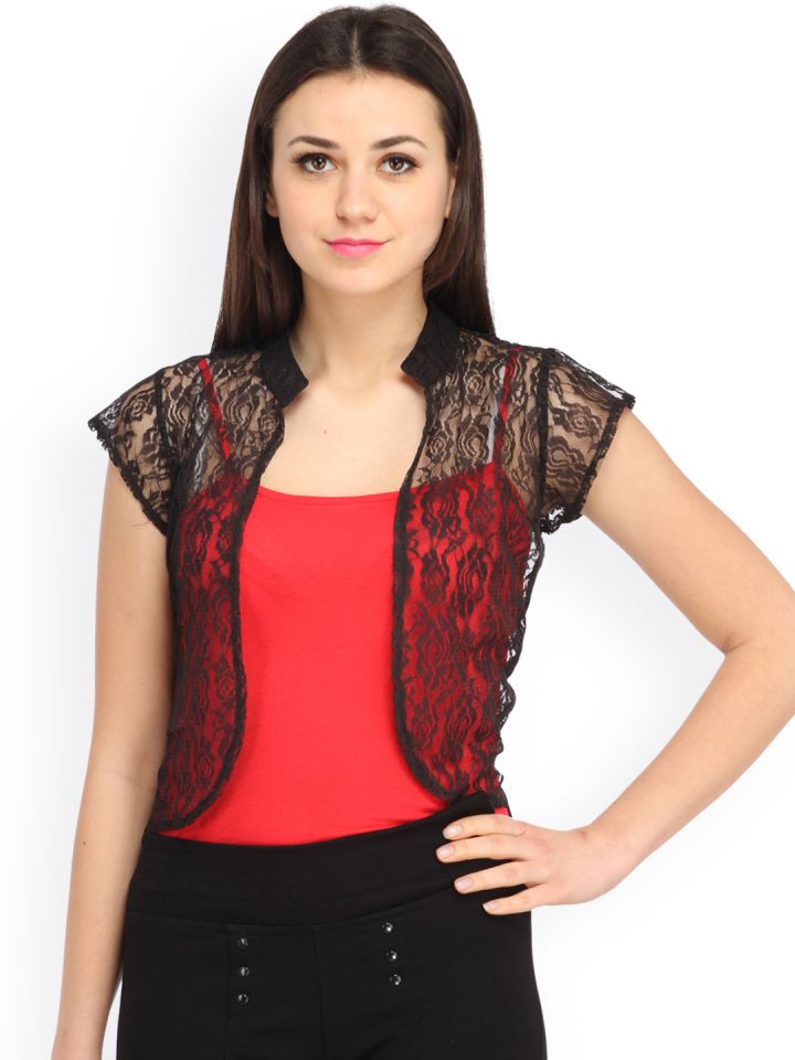 Netted shrugs discount