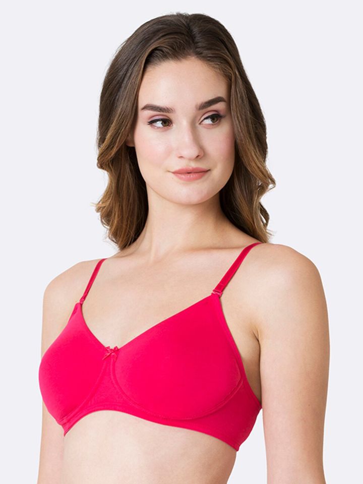 Buy VAN HEUSEN Coral Non Wired Halter Strap Heavily Padded Women's Every  Day Bra