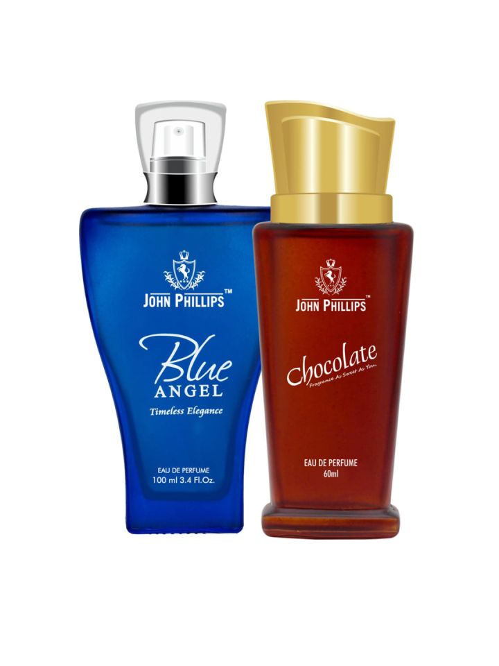 JOHN PHILLIPS Set Of 2 Blue Angel Eau De Perfume 100 ml Chocolate Eau De Perfume 60 ml