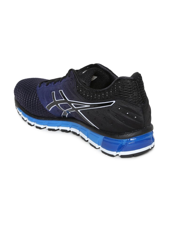 asics gel-quantum 180 2 navy blue running shoes