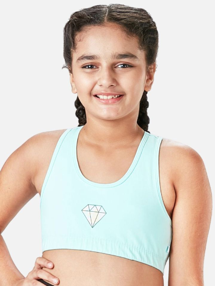 Striped Lycra Cotton Full Coverage Sports Bra at Rs 150/piece in