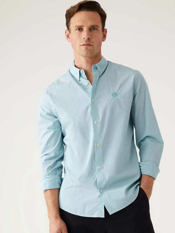 Marks and spencer mens casual shirts sale