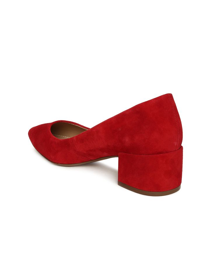 Steve madden hotsell red suede pumps