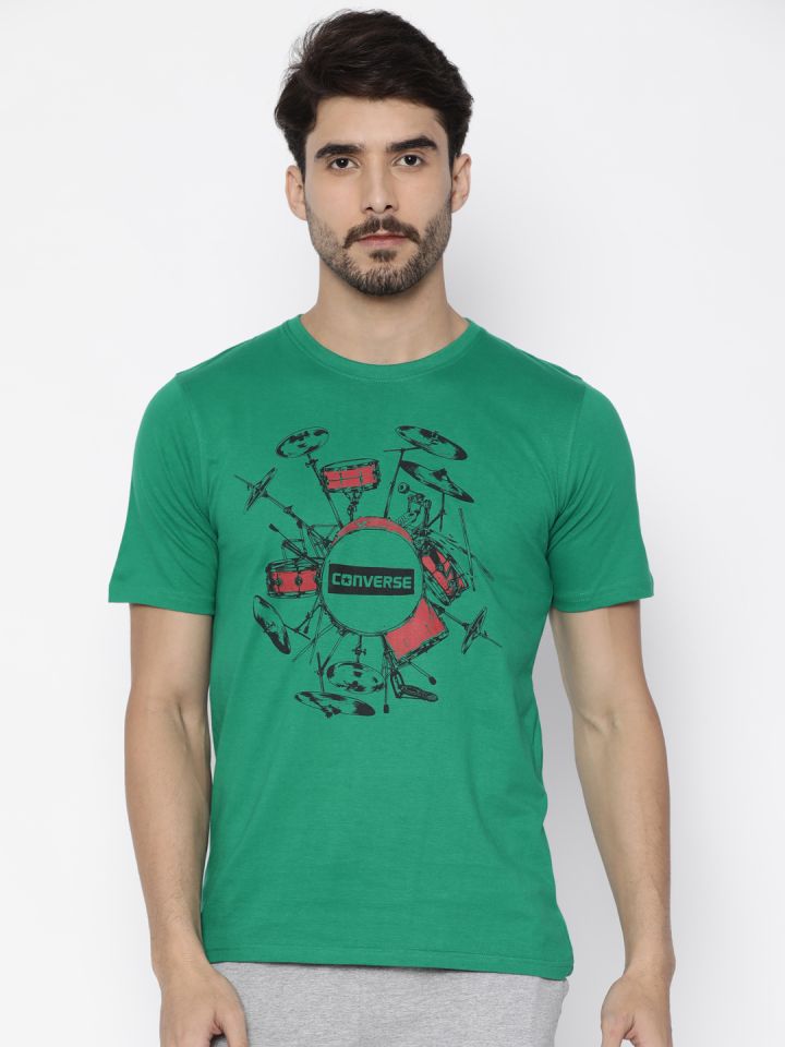 Converse t shop shirt mens green