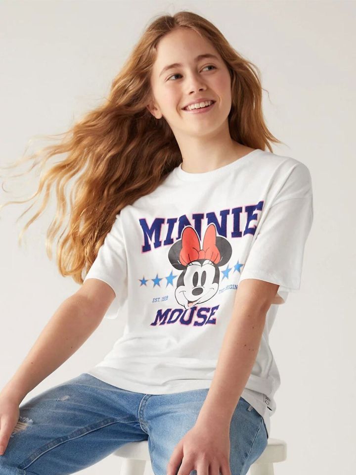 Girls minnie discount mouse shirt