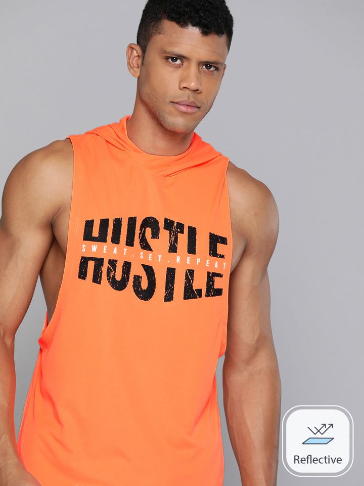 Hrx orange t shirt online