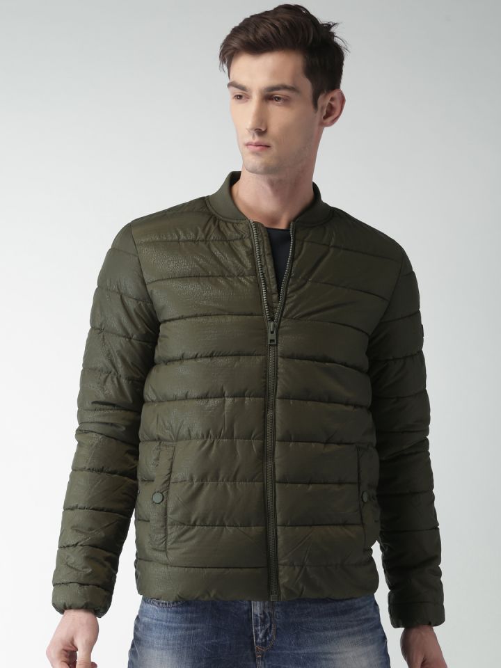 Tommy hilfiger online green puffer jacket