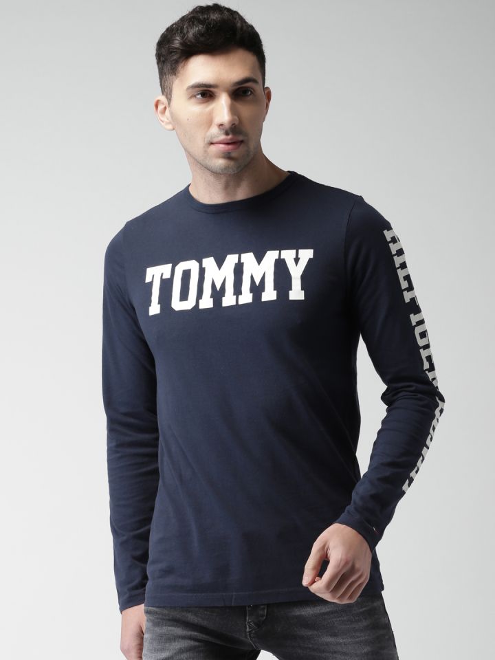 tommy hilfiger men's long sleeve t shirts