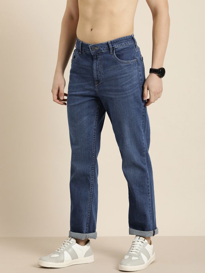 Buy Moda Rapido Men Mid Rise Regular Fit Light Fade Stretchable