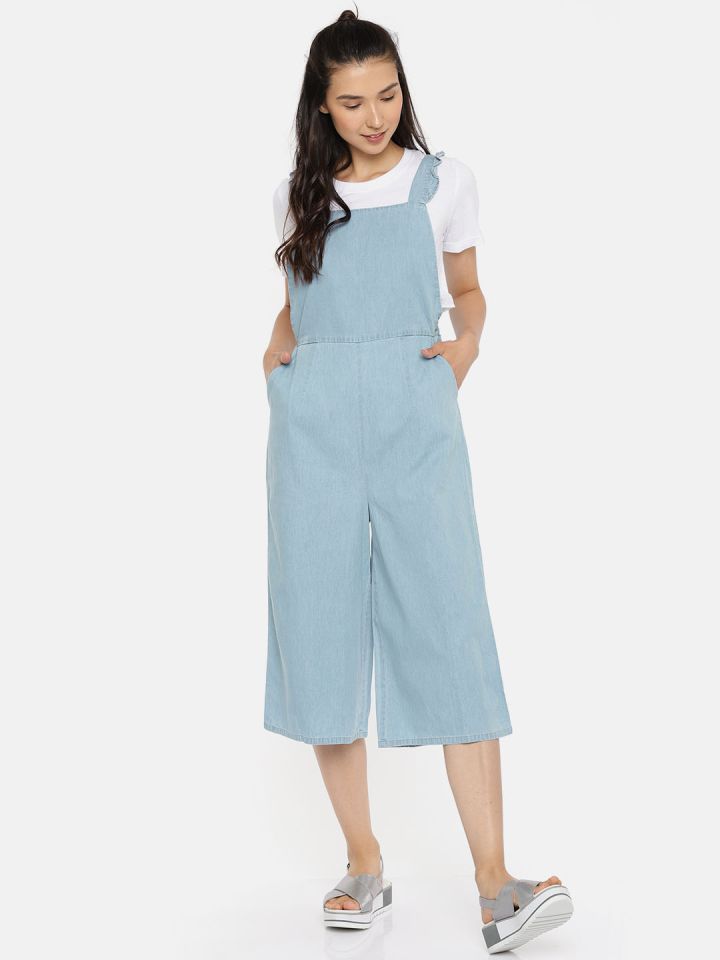 denim jumpsuit only