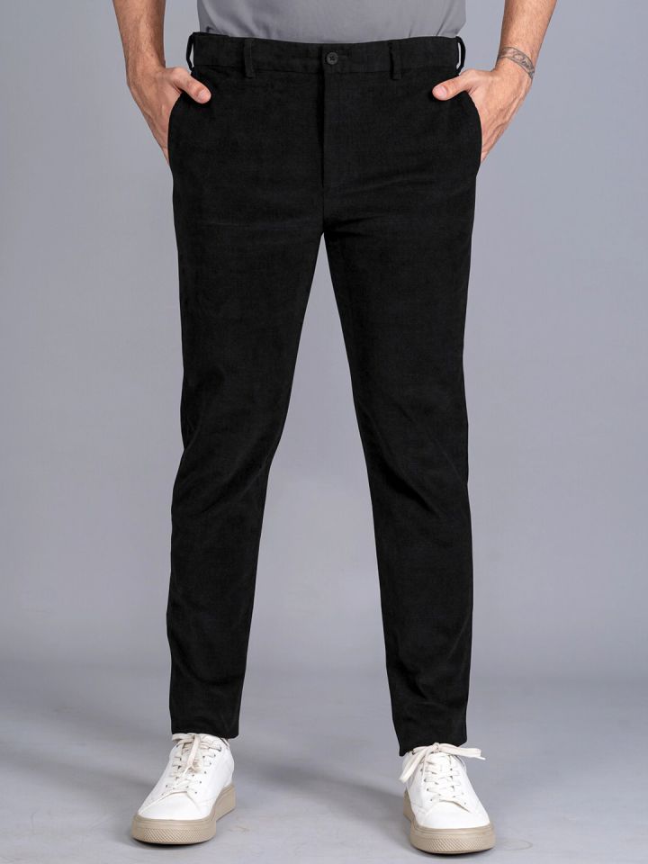 Corduroy pants myntra sale