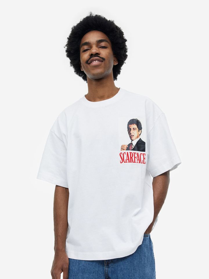Buy H M Men Oversized Fit T Shirt Tshirts for Men 21813342 Myntra