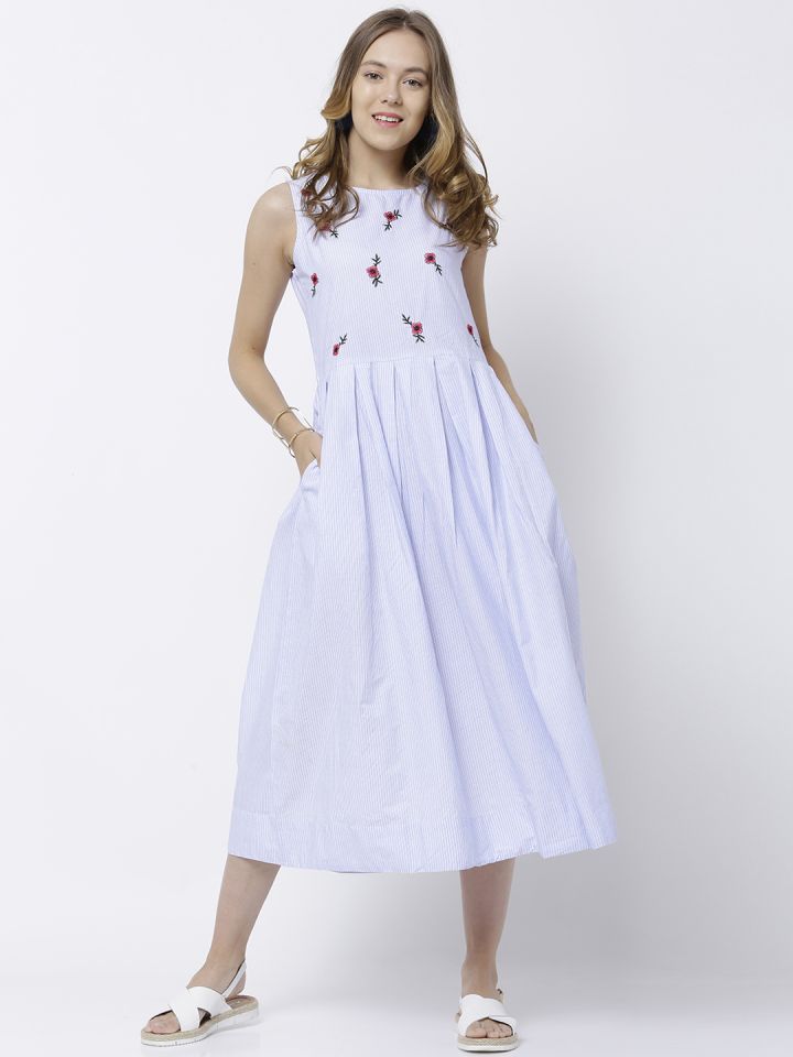 white midi dress women