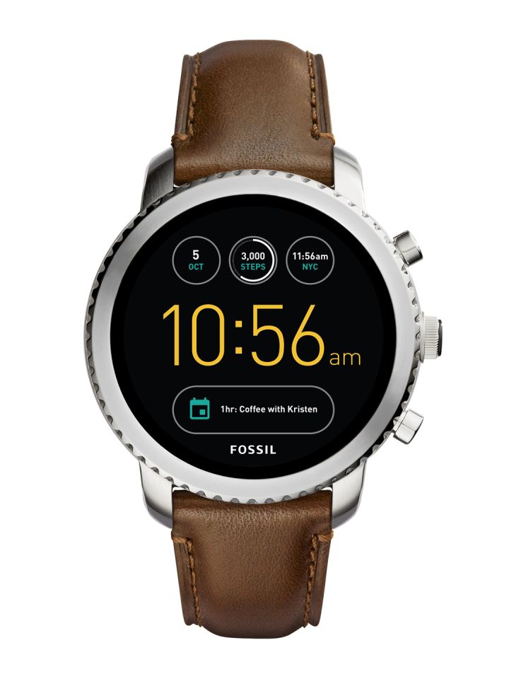 Buy Fossil Men Black Q EXPLORIS Gen 3 Smart Watch FTW4003 Smart