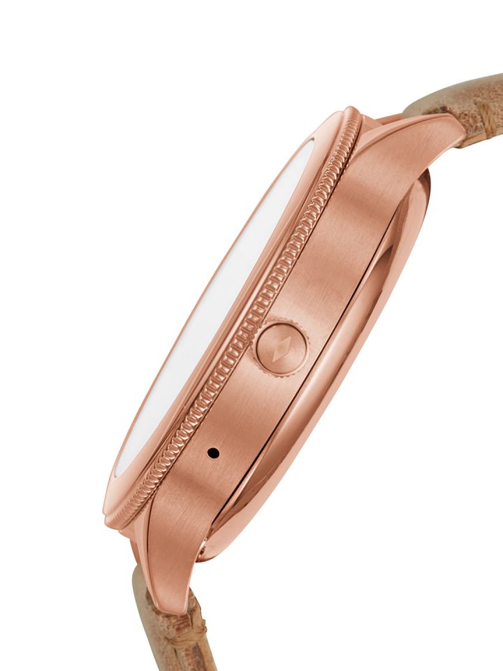 Fossil Women Beige Q VENTURE Gen 3 Smart Watch FTW6005