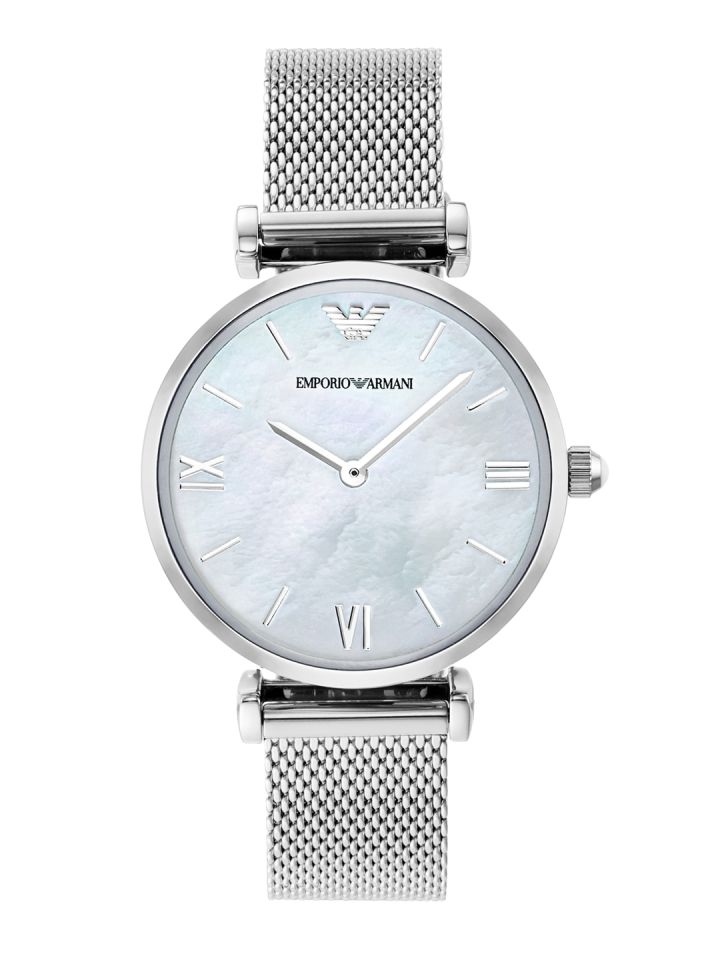 Armani top mesh watch