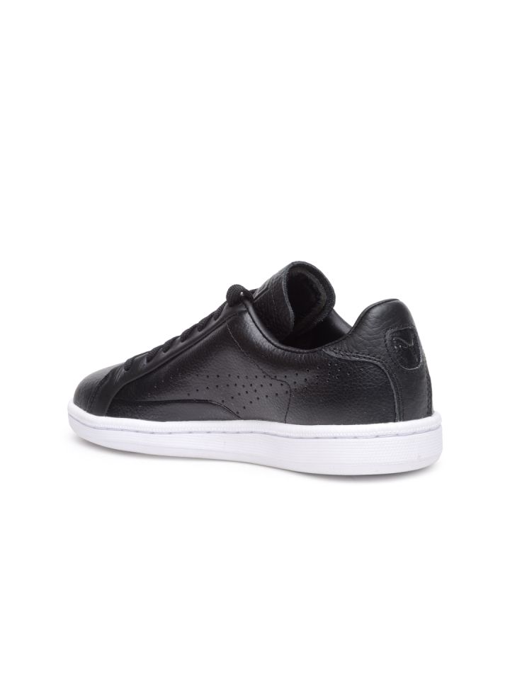 Puma Kids Black Match 74 Tumbled Perforated Sneakers