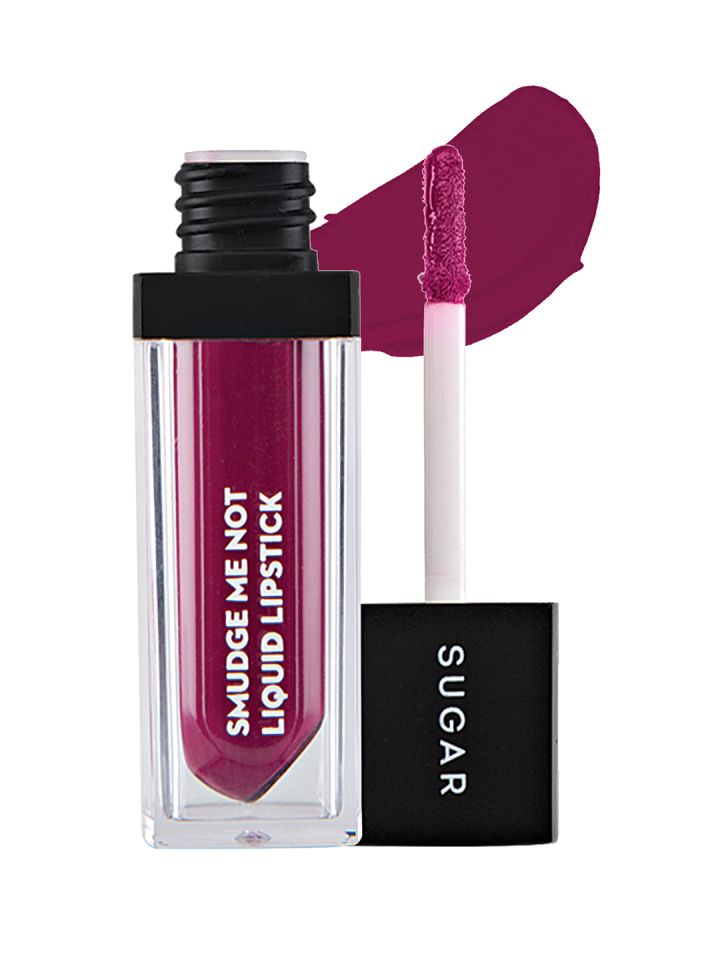 Buy Sugar Smudge Me Not Liquid Lipstick 08 Wine And Shine Sangria Lipstick For Women Myntra