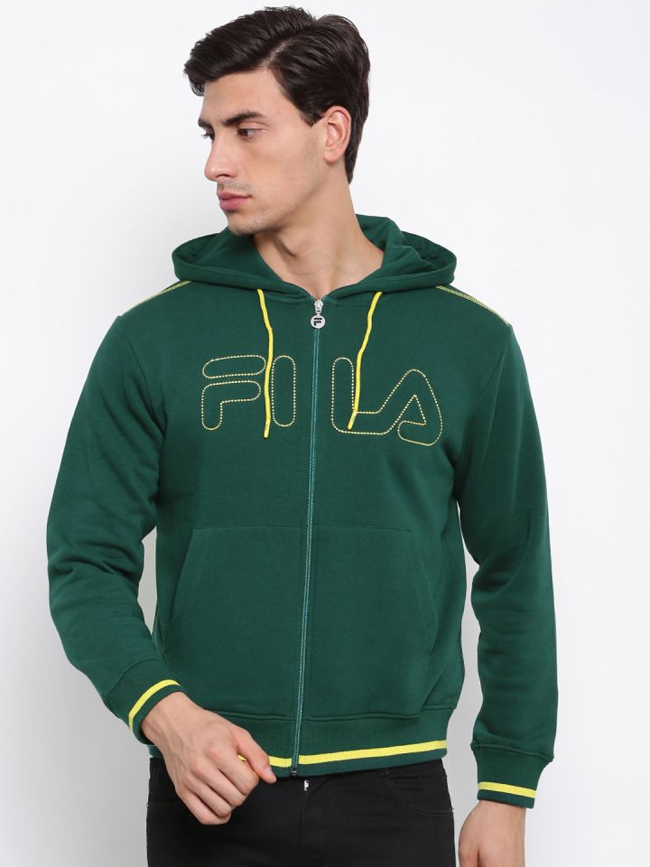 Fila green 2025 hoodie
