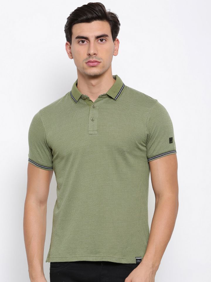 olive green fila shirt
