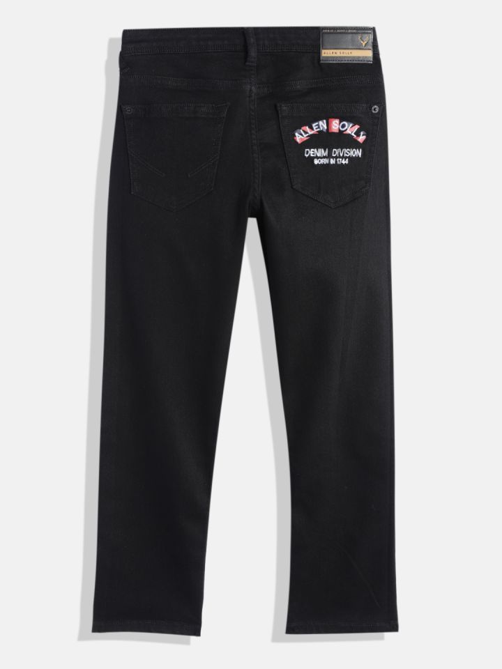 Allen solly black jeans sales