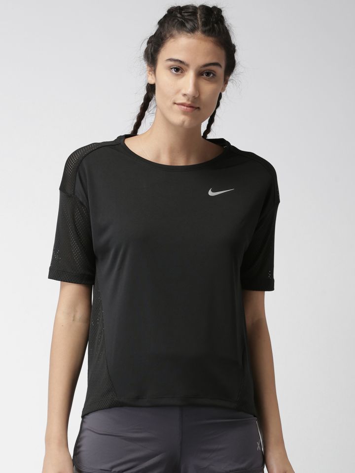 Nike dry miler t shirt dame new arrivals