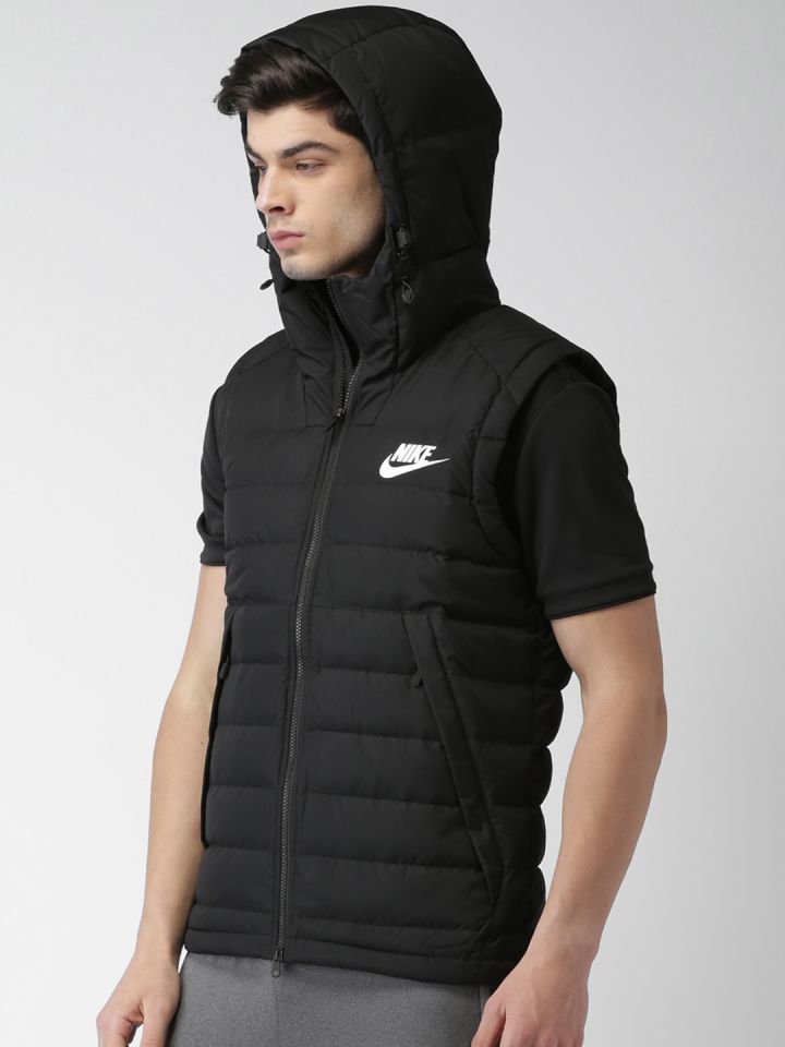 Afrika Sociale wetenschappen criticus Buy Nike Men Black Solid AS M NSW DOWN FILL Puffer Jacket - Jackets for Men  2187631 | Myntra