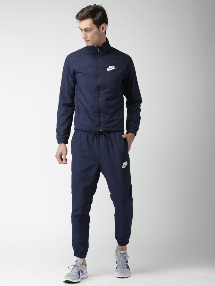 navy nike tracksuit