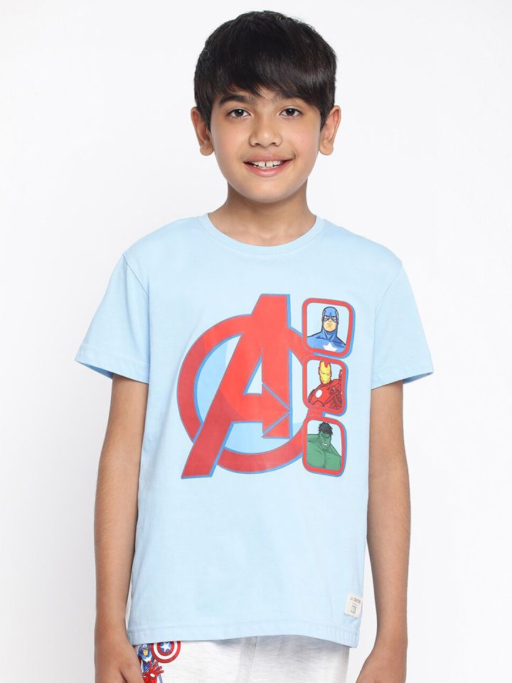Avengers t shirt myntra best sale
