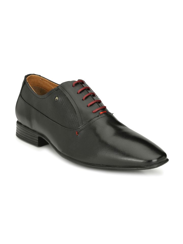 Alberto Torresi Men Black Formal Derbys