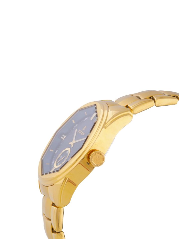 Buy Titan Regalia Sovereign NL1749YM01 Blue for Myntra 2193019 Analogue Watch - Men Men | Watches