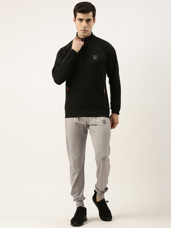 Mens all black tracksuit online