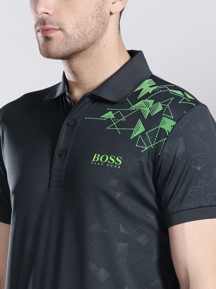 boss collar t shirt