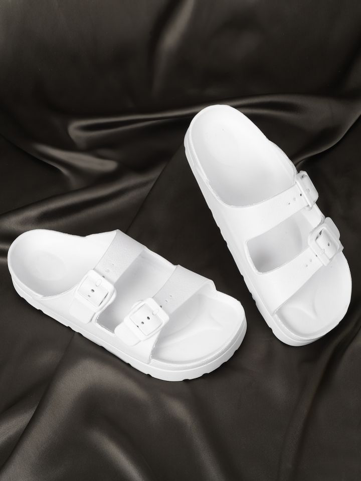 White plastic birkenstocks women's online