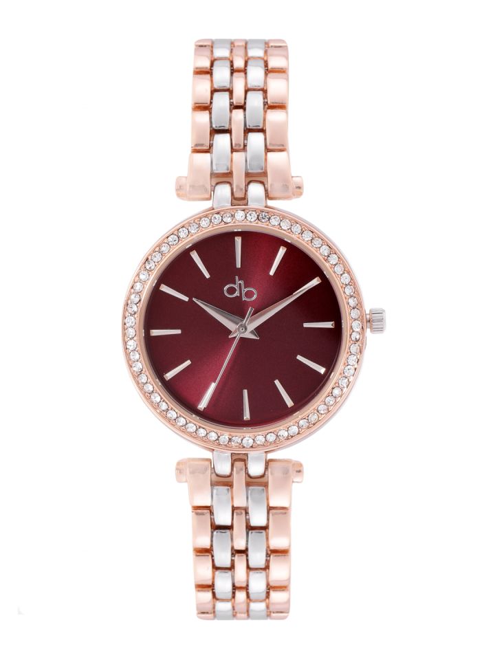 Buy DressBerry Women Maroon Analogue Watch MFB PN SNT C30 1