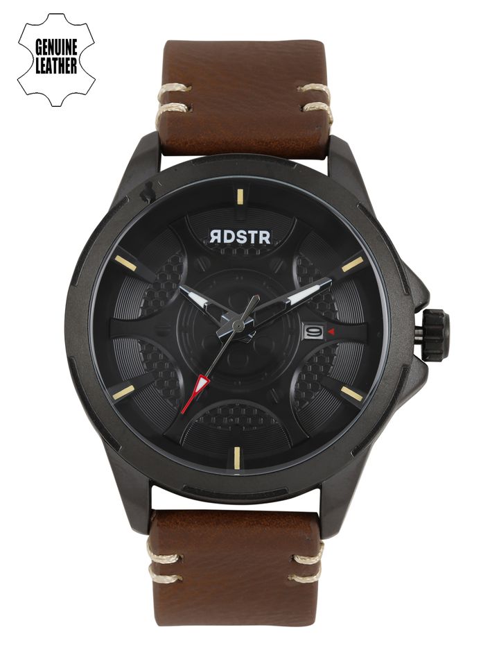 Buy Roadster Men Black Analogue Watch 