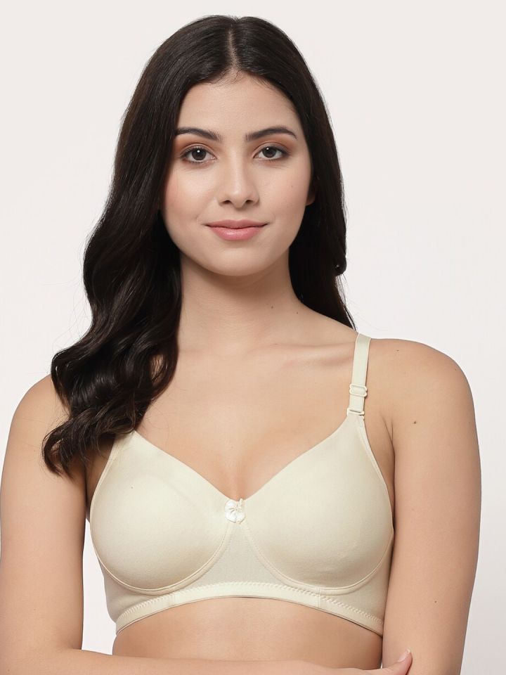 Buy College Girl Pack Of 3 Lightly Padded Non Wired Cotton T Shirt Bra -  Bra for Women 22125488