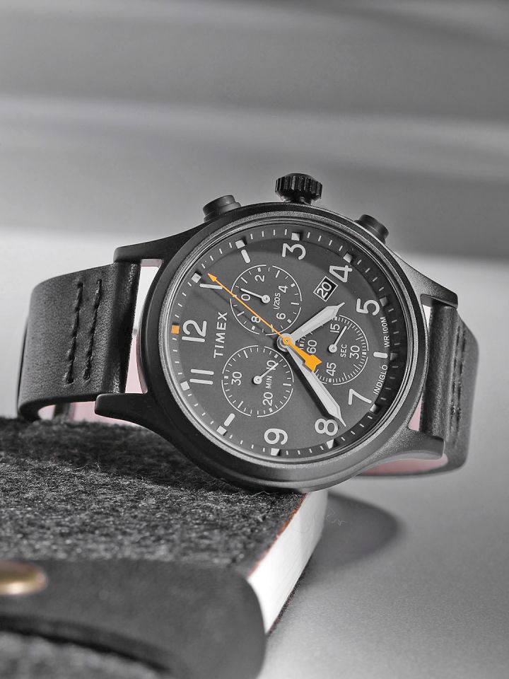 Timex Men Charcoal Grey Chronograph Watch TW2R47500