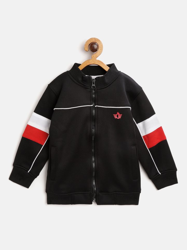 Buy Gini And Jony Boys Black Colourblocked Sporty Jacket Jackets